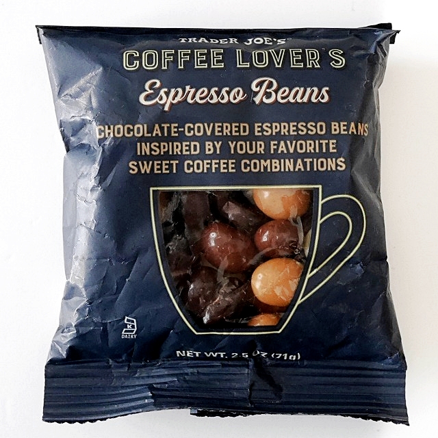 トレーダージョーズ　コーヒーラバーズ　エスプレッソビーンズチョコレート　COFFEE LOVER'S