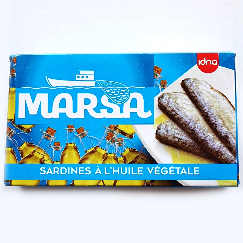 idnafood MARSA Sardines　植物オイル漬けイワシ缶　オイルサーディン
