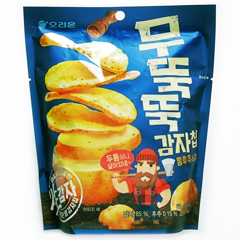 オリオン　無愛想ポテトチップス　60g　무뚝뚝감자칩