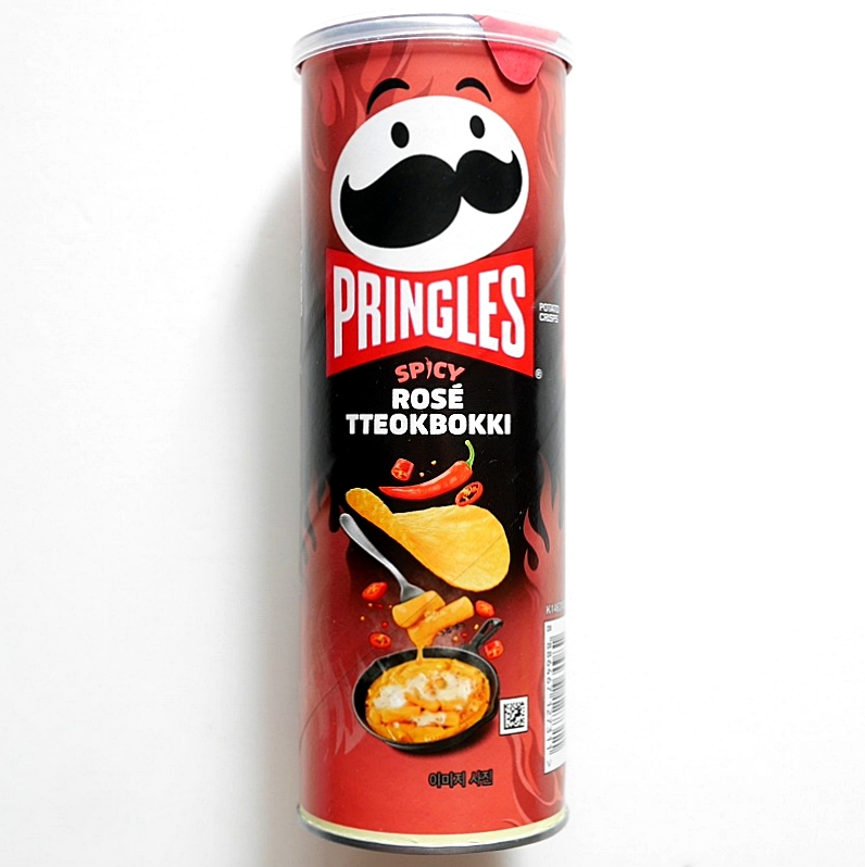 プリングルス　スパイシーロゼトッポッキ味　ポテトチップス　PRINGLES SPICY ROSE TTEOKBOKKI