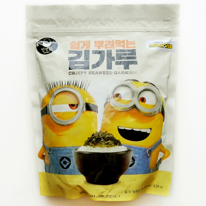 万全海苔　MANJUN　ミニオンズ　韓国のりふりかけ　150g