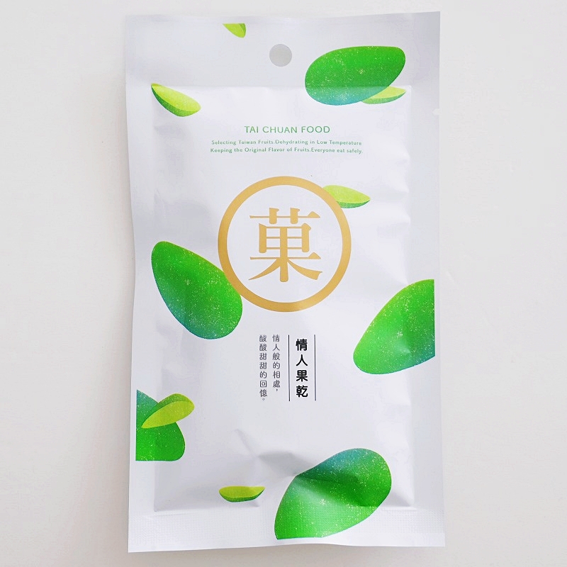 TAI CHUAN FOOD　菓　情人果乾　ドライ青マンゴー　35g　ドライマンゴー
