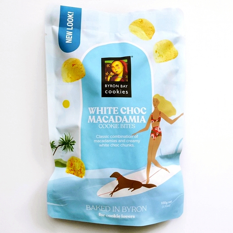 バイロンベイクッキー　ホワイトチョコマカダミア　BYRON BAY cookies WHITE CHOC 100g
