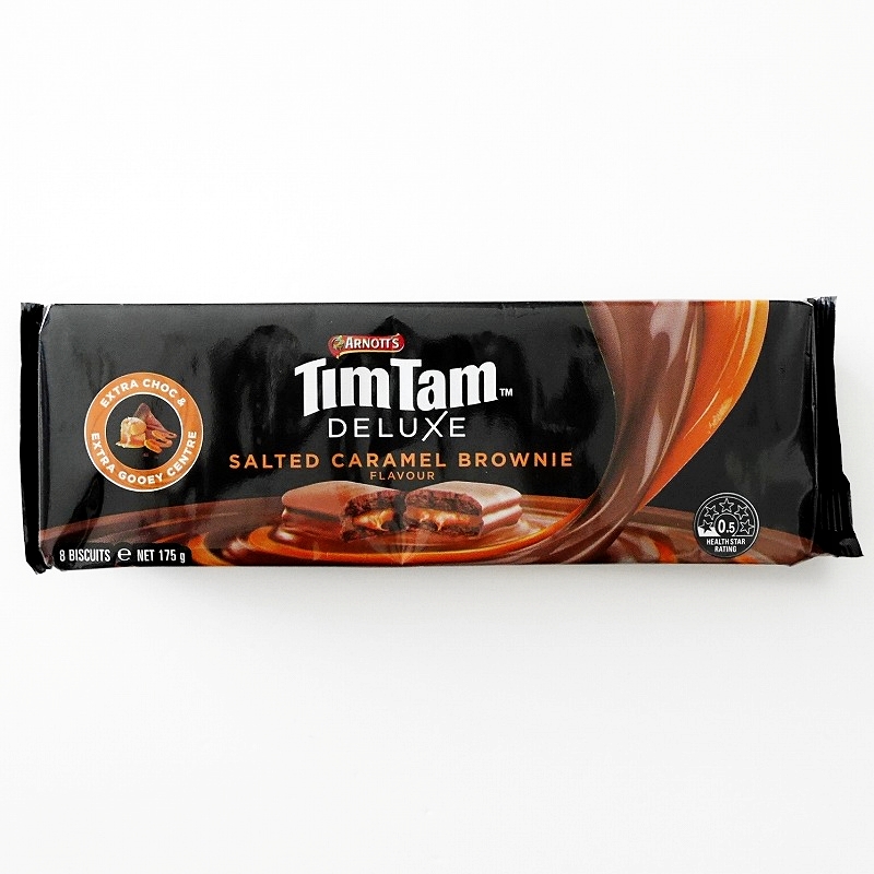 アーノッツ　ティムタム　デラックス　ソルテッドキャラメルブラウニー　ARNOTT'S Tim Tam