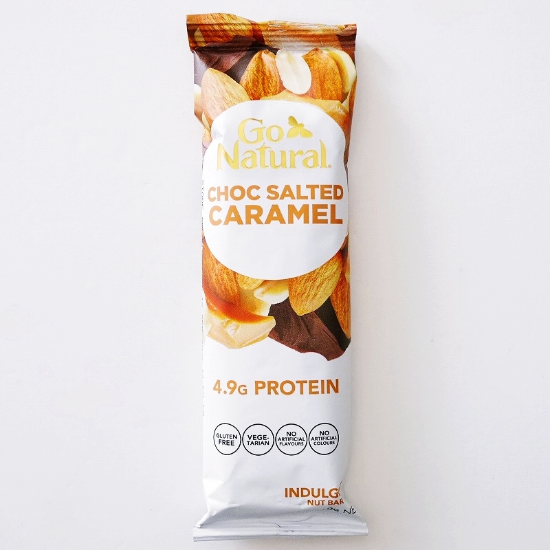 ゴーナチュラル　チョコソルテッドキャラメル　ナッツバー　Go Natural CHOC SALTED CARAMEL