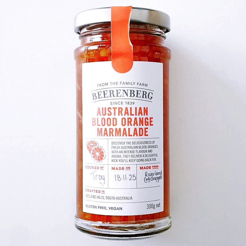 ビアレンバーグ　オーストラリアンブラッドオレンジマーマレード　BEERENBERG MARMALADE