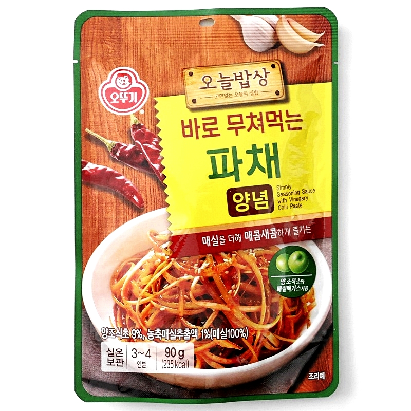 オットギ　即ネギ和えヤンニョムソース　即和えソース　90g　바로　무쳐먹는　파채양념