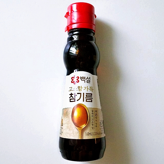 BEKSUL　ペクソル　白雪　香ばしさいっぱいごま油　濃厚ごま油　160ml