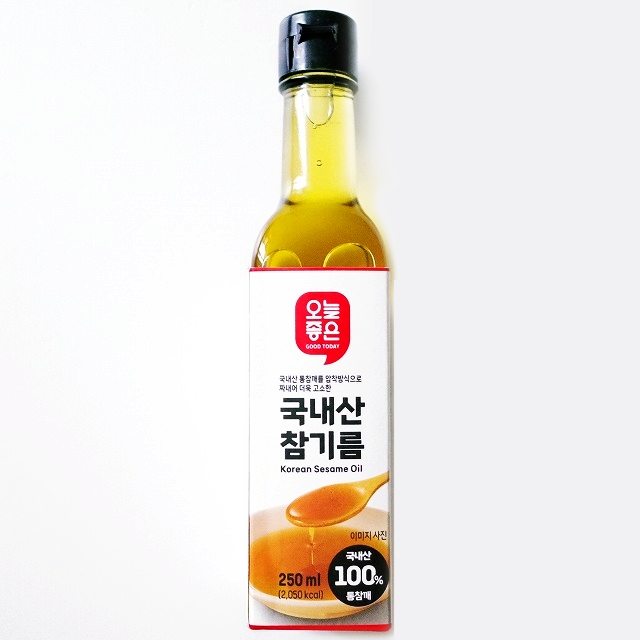 GOOD TODAY　韓国産ごま油　250ml　Korean Sesame Oil　清華農産　チョンファ農産