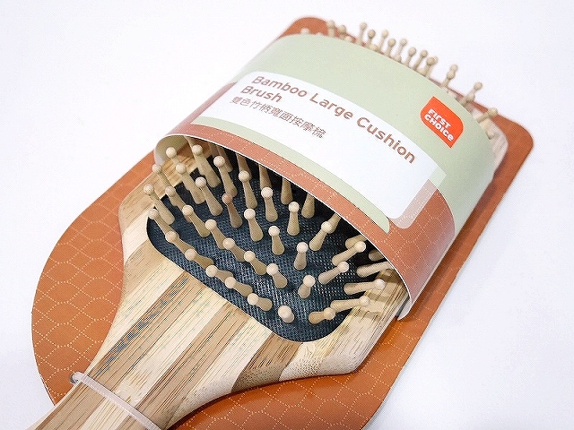 頂好 ウェルカム バンブークッションブラシ 大 Bamboo Large Cushion Brushの口コミ
