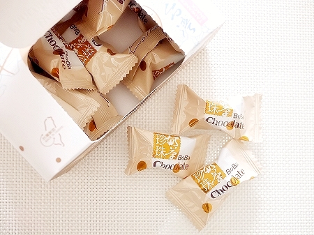 KAISER　甘百世　タピオカミルクティーチョコレート　BoBa Chocolate　珍珠奶茶巧克力の口コミ