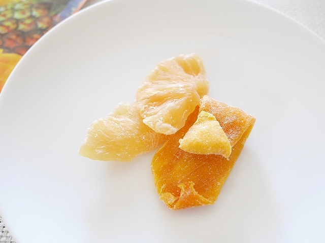 7D ドライマンゴー＆パイナップルミックス Dried Mangoes & Pineapple MIX 80gの口コミ