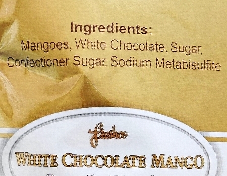 freshco ホワイトチョコレートマンゴー WHITE CHOCOLATE MANGO ドライマンゴー 60gの口コミ