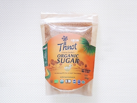 Thnot ORGANIC SUGAR オーガニックシュガー パームシュガー ココナッツシュガー ヤシ砂糖 100gの口コミ