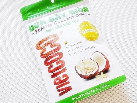 DUA SAY GION トーストココナッツチップス オリジナル VIETCOCO 45gの口コミ