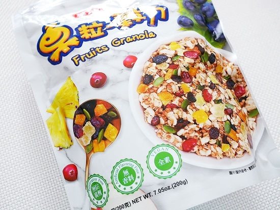 華元 果粒穀力大果粒榖片 フルーツグラノーラ 200g の口コミ