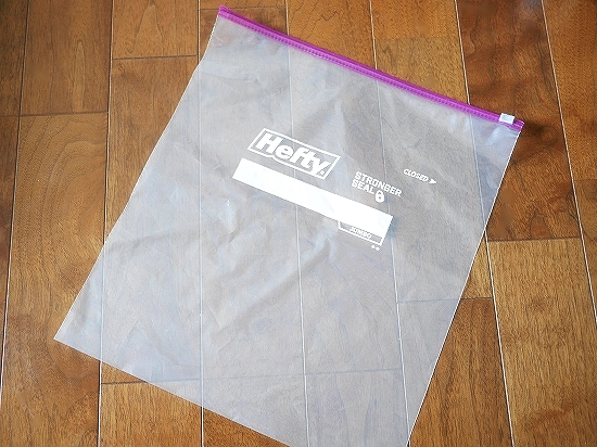 Hefty ジャンボ JUMBO STORAGE SLIDER スライダーバッグ ジップロック 保存袋の口コミ