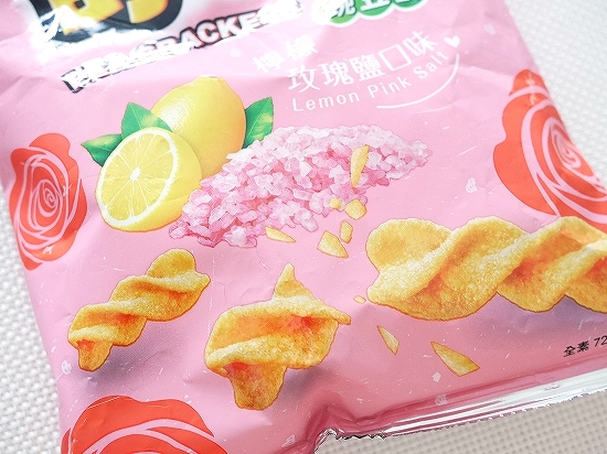 可楽果 ピークラッカー 檸檬玫瑰鹽口味 レモンローズソルト味 豌豆酥 PEA CRACKERSの口コミ