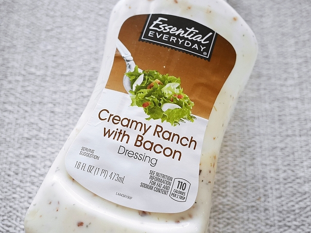 エッセンシャルエブリデイ クリーミーランチウィズベーコンドレッシング Creamy Ranch with Baconの口コミ
