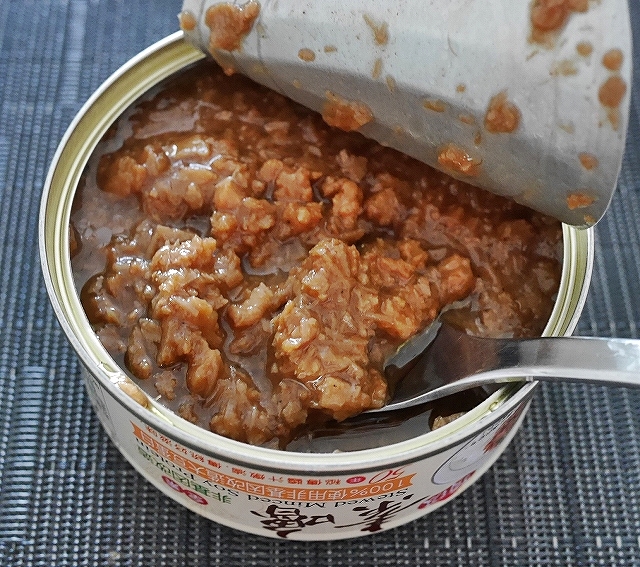 青葉 頂級素嚕 素魯 煮込み大豆肉そぼろ缶詰 魯肉飯 全素 ベジタリアン用ルーローファンの口コミ