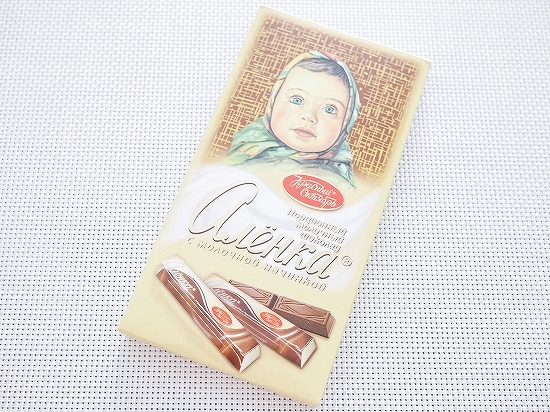 アリョンカ　ミルクフィリング入りチョコレートスティック　100g　с молочной начинкойの口コミ
