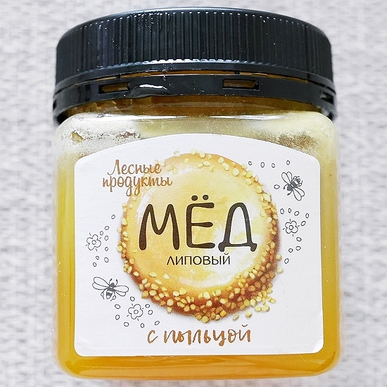 菩提樹の蜂蜜　リンデン　ライムクリームハニー　МЕД　липовый　250g　Лесные продуктыの口コミ