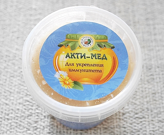 ジコロシ・プリモリヤ　Акти-МЕД　免疫力強化　クリームハニー　菩提樹蜂蜜　リンデン　ライムはちみつの口コミ