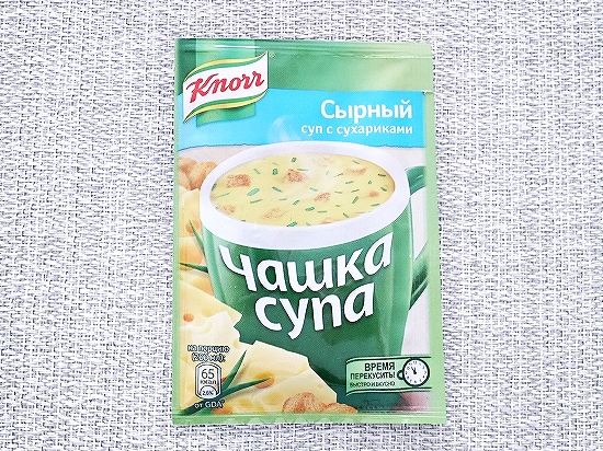 クノールカップスープ　チーズスープ　Knorr　Чашка супа　Сырныйの口コミ