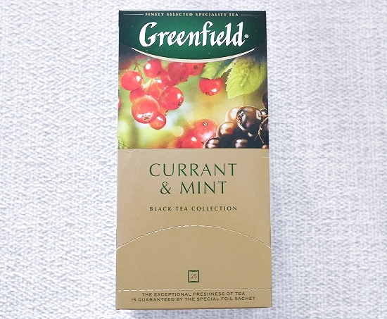 グリーンフィールド　カラント＆ミント　スグリ＆ミント　ティーバッグ　紅茶　Greenfield　CURRANT＆MINTの口コミ