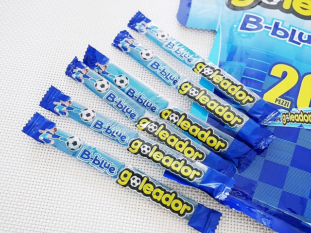 PERFETTI goleador B-blue ゴレアドール グミキャンディー Bブルー 20本入りの口コミ