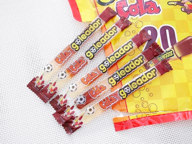PERFETTI goleador cola ゴレアドール グミキャンディー コーラ 20本入りの口コミ