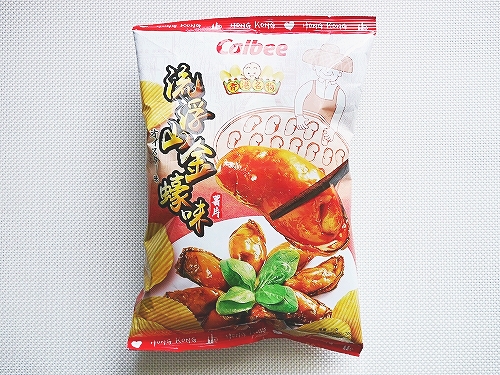 カルビー　香港名物ポテトチップス　オイスター味　流浮山金蠔味　薯片　牡蠣味の口コミ