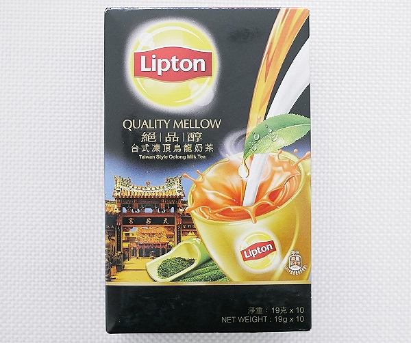 リプトン　Lipton　絶品醇台式凍頂烏龍奶茶　台湾式ウーロンミルクティー　19g×10　インスタントミルクティーの口コミ
