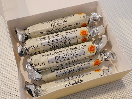 la conviette BEURRE DEMI-SEL ラ・コンヴィエッテ ミニバター 有塩150g コンビエットの口コミ