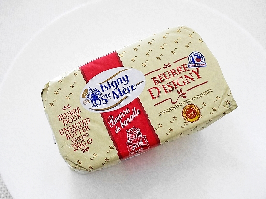 イズニー Isigny 発酵バター 無塩 250g BEURRE D'ISIGNY DOUXの口コミ