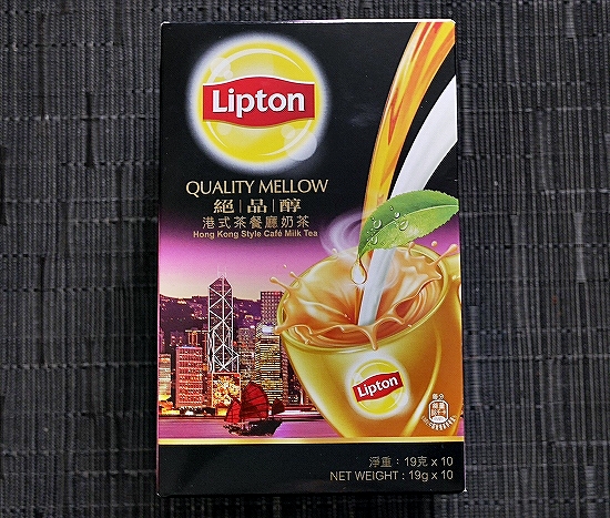 リプトン　Lipton　絶品醇港式茶餐廳奶茶　香港式ミルクティー　19g×10　インスタントミルクティーの口コミ