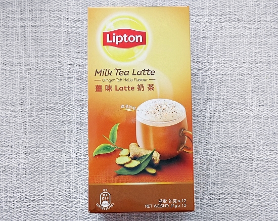 リプトン　Lipton　ミルクティーラテ　薑味Latte奶茶　ジンジャーミルクティー　インスタントミルクティーの口コミ