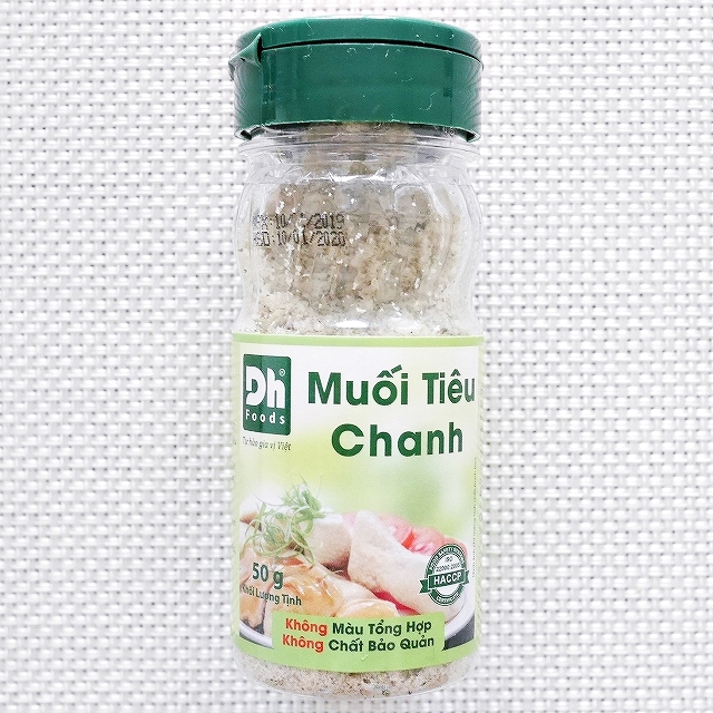 Dh Foods レモンペッパーソルト レモン塩胡椒 レモン胡椒塩 ライム胡椒塩 Muoi Tieu Chanh 50gの口コミ