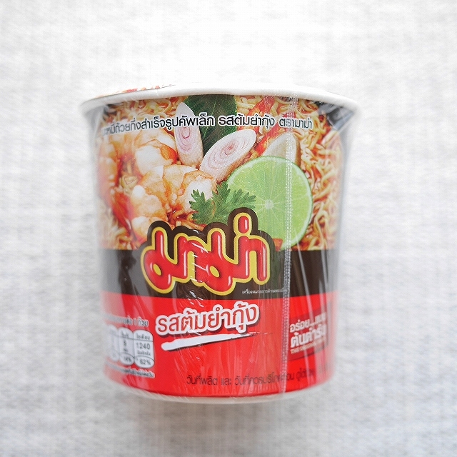 MAMA CUP LEK SHRIMP TOM YUM　ママー　小さいインスタントカップ麺　エビトムヤムクン 42gの口コミ