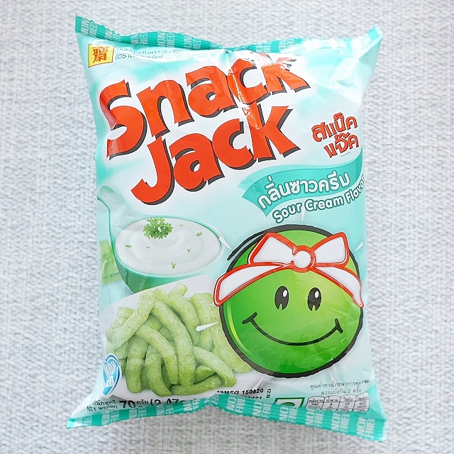 スナックジャック　サワークリーム味　えんどう豆　Snack Jack Sour Cream 70gの口コミ