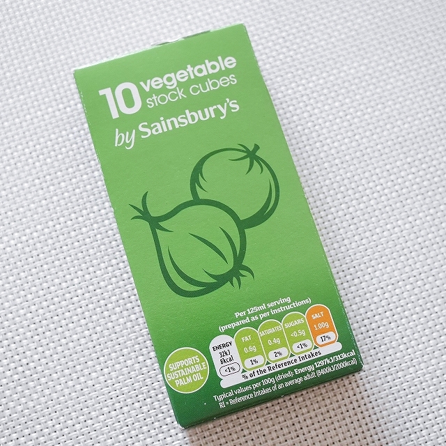 Sainsbury's　10ベジタブルストックキューブ　キューブストック　セインズベリーズ　野菜スープの素の口コミ