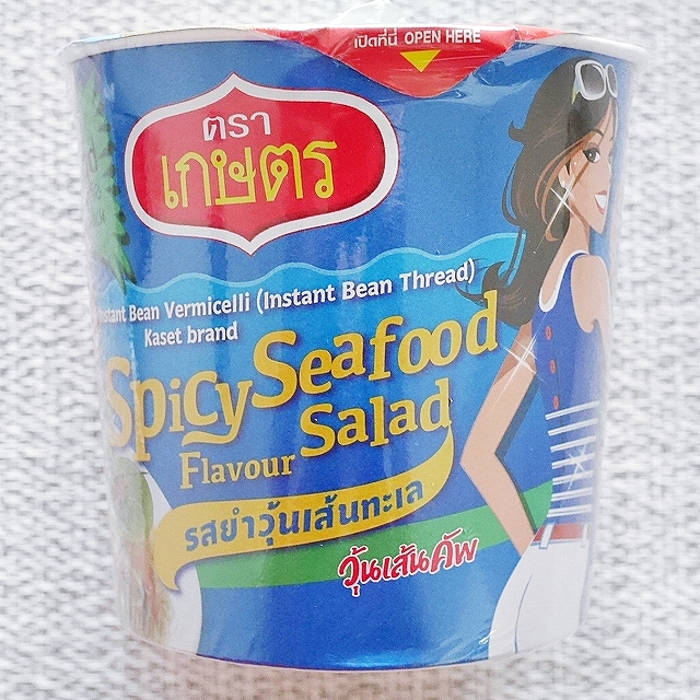 KASET インスタント春雨 スパイシーシーフードサラダ味 Bean Vermicelli Spicy Seafoodの口コミ