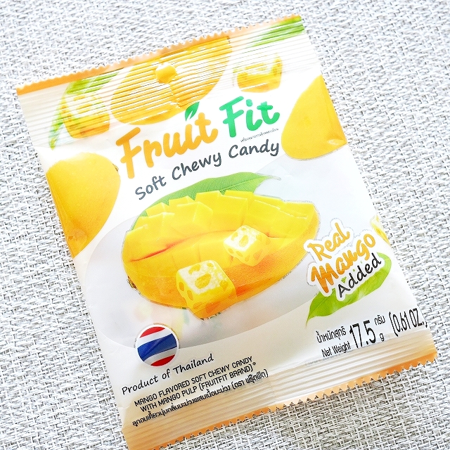 Fruit Fit Soft Chewy Candy フルーツフィット　ソフトチューイーキャンディー　リアルマンゴーの口コミ