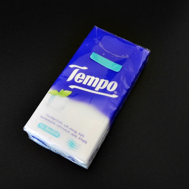 Tempo Regular Icy Menthol　テンポティッシュ　レギュラー　アイシーメンソール　10個入りの口コミ