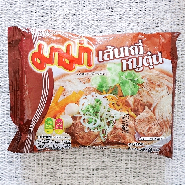ママー　インスタントセンミー　ポーク味　米粉細麺　ビーフン　MAMA Rice Vermicelli Stew Porkの口コミ