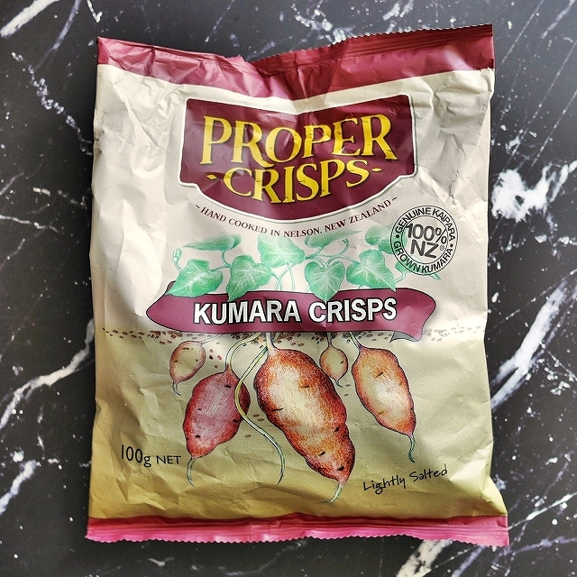 PROPER CRISPS KUMARA CRISPS　プロパークリスプス　クマラチップス　100gの口コミ
