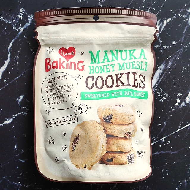 i Love Baking MANUKA HONEY MUESLI COOKIES マヌカハニーミューズリークッキーの口コミ