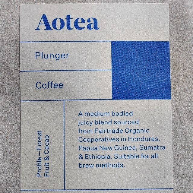 kokako Aotea Plunger Coffee コカコ　アオテア　プランジャー　コーヒー豆粉　200gの口コミ