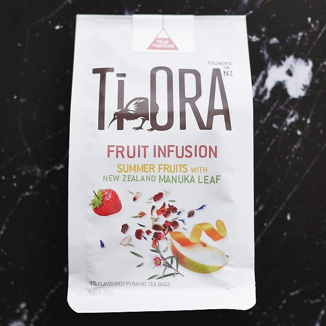 Ti ORA FRUIT INFUSION ティーオラ　フルーツインフュージョン　サマーフルーツマヌカリーフティーの口コミ
