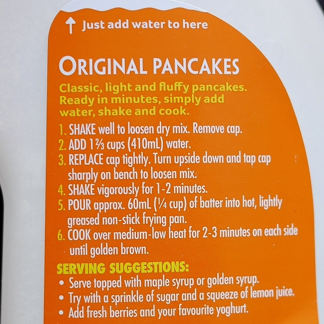 EDMONDS ORIGINAL PANCAKES　エドモンズ　オリジナルパンケーキの素　パンケーキミックスの口コミ